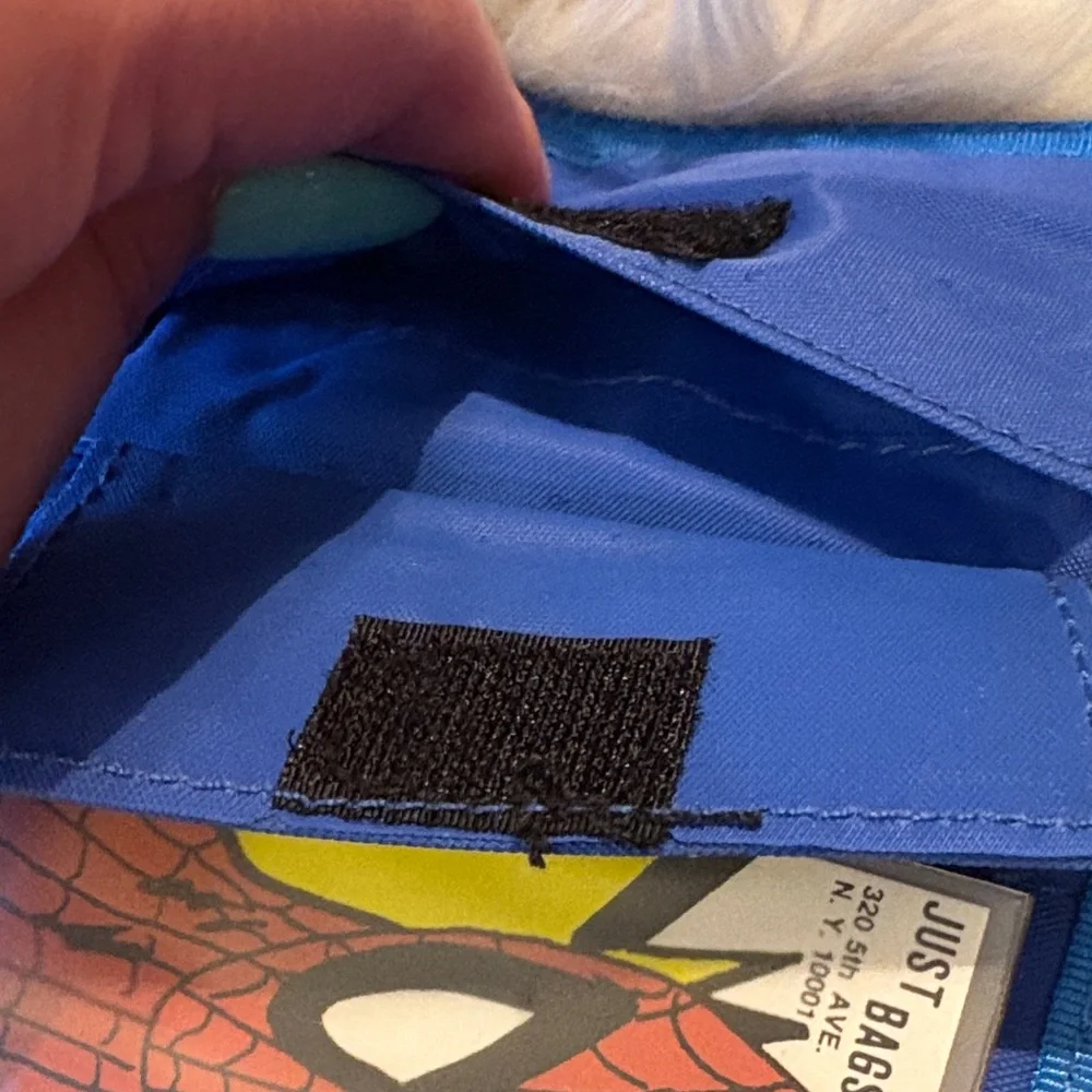 Marvel Comic Vintage Wallet with Red and Blue Design